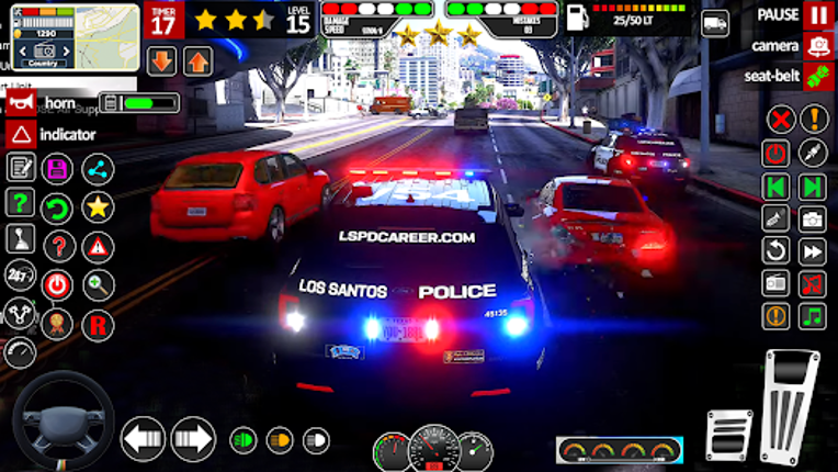 Police Car Chase Game 3D screenshot