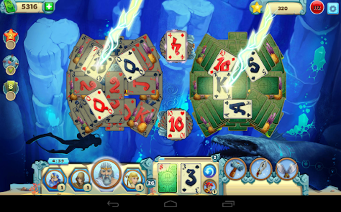 Solitaire Atlantis screenshot