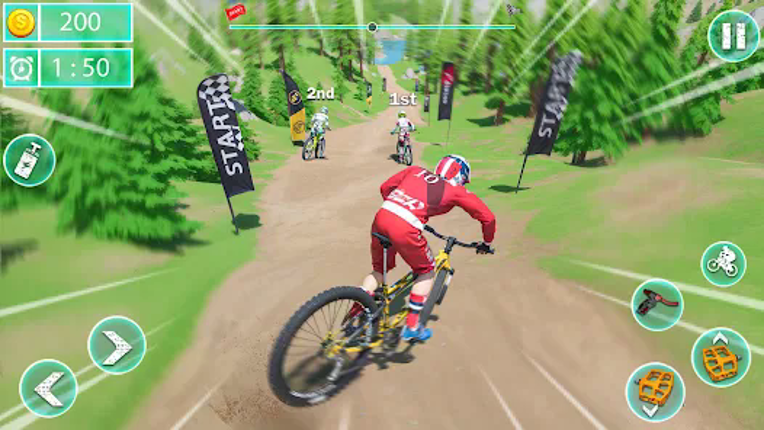 MTB Downhill: BMX Racer Image