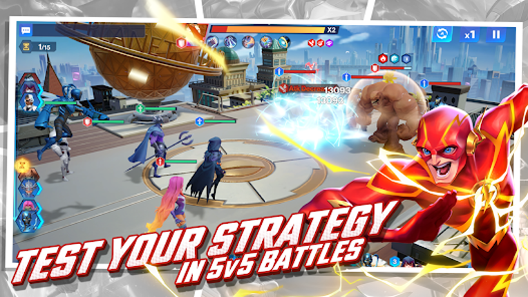 DC Worlds Collide Strategy RPG screenshot