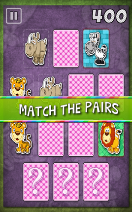 Memory Match Animals screenshot