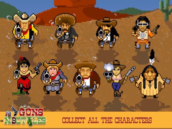 Guns n' Bottles - The fastest fingers in the west screenshot