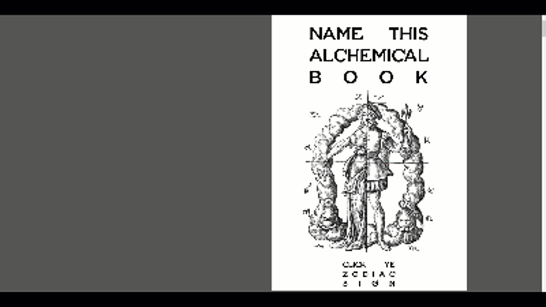 Name this Alchemical Book screenshot