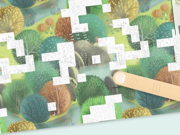 Patterned screenshot