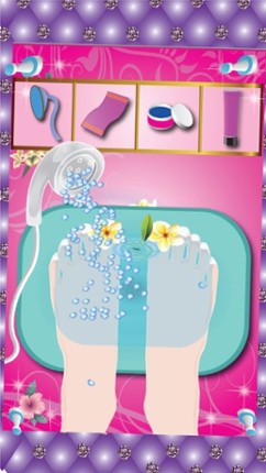 Princess Manicure &amp; Pedicure - Nail art design and dress up salon game screenshot