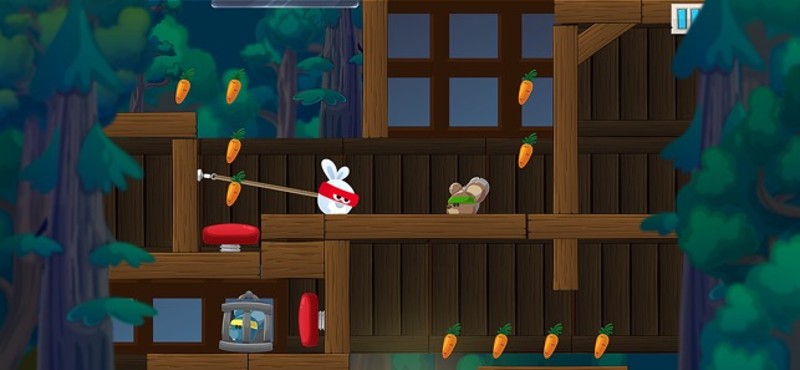 Rabbit Samurai - Grapple ninja screenshot