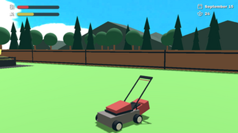 Red Lawn Mower Game Image