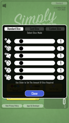 Simply Dice screenshot