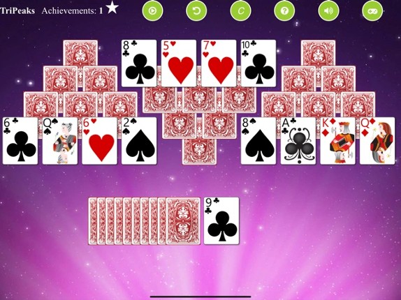 TriPeaks Solitaire X screenshot