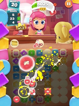 Buttons Match 3 Puzzle Game: Crazy Color.s Link.ing Mania and Infinite Blast Adventure screenshot