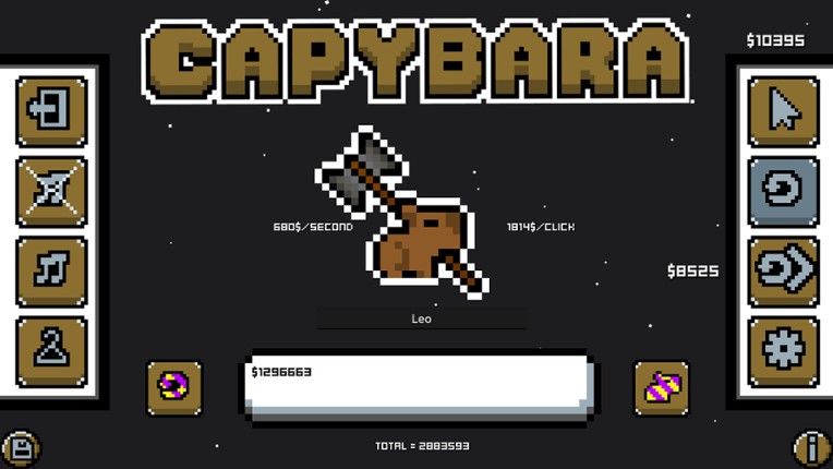 Capybara Achievement Clicker screenshot