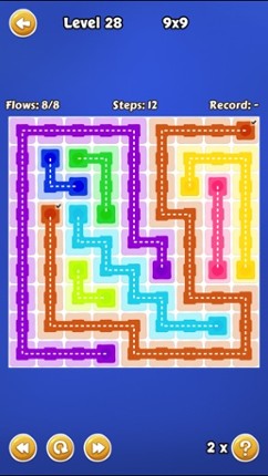 Connect xD — Match dots by color game screenshot