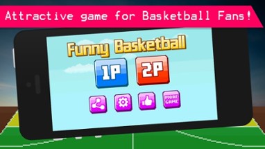 Funny Bouncy Basketball - Fun 2 Player Physics Image