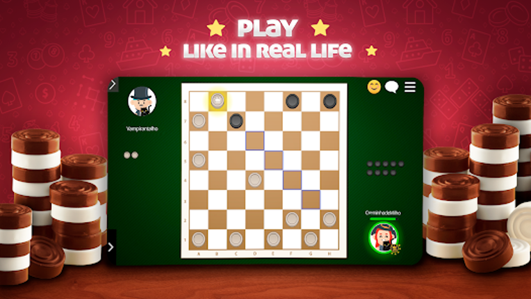 Checkers Online: board game screenshot