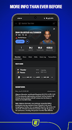 ESPN Fantasy Sports screenshot