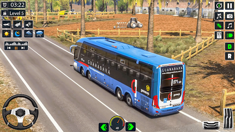 Hill Bus Driving Bus Game 3D screenshot