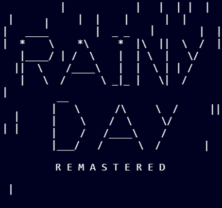 Rainy Day : Remastered Game Cover