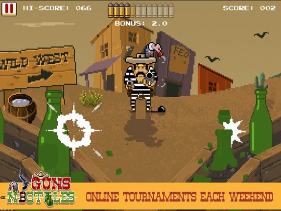 Guns n' Bottles - The fastest fingers in the west screenshot