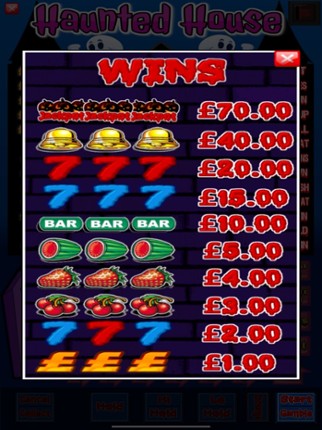 Haunted House Fruit Machine screenshot