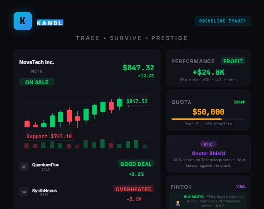 KANDL - A Roguelite Trading Game Image