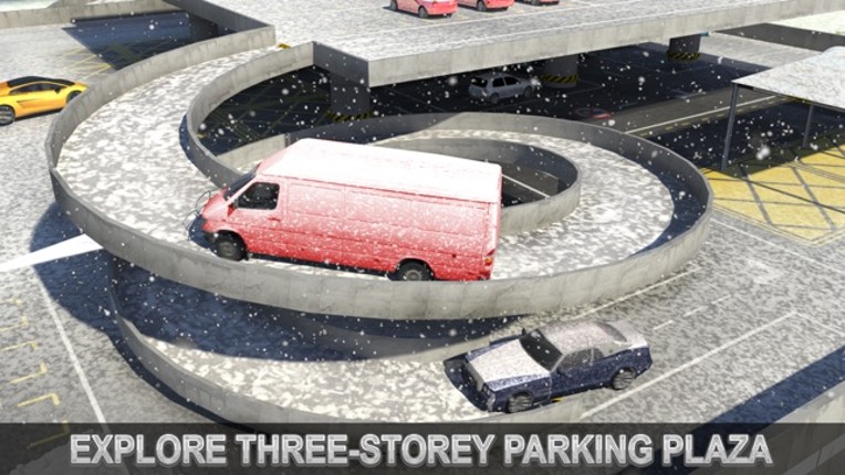 Multi-Level Snow Car Parking Mania 3D Simulator screenshot