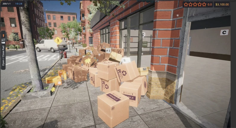 Pickup Point Simulator screenshot