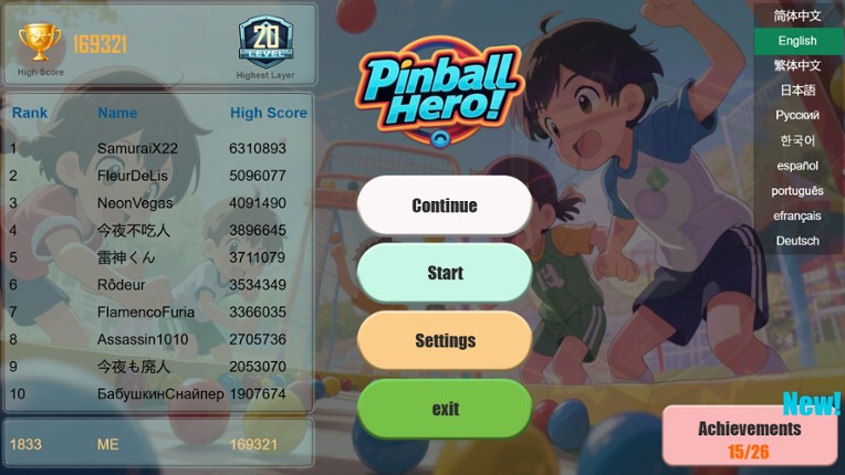 Pinball Hero screenshot