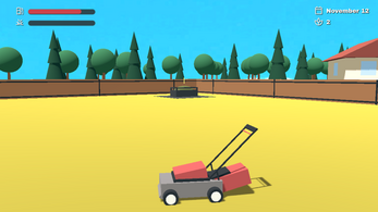 Red Lawn Mower Game Image