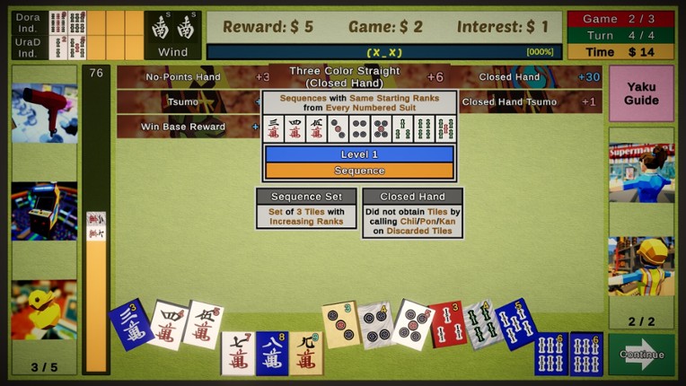 Showdown! Mahjong Tutorial Included screenshot