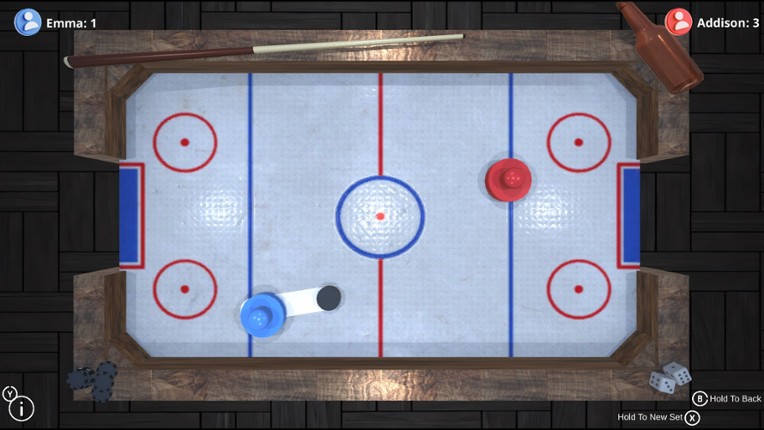 Twinshot Air Hockey: Instant 2-Player Action screenshot