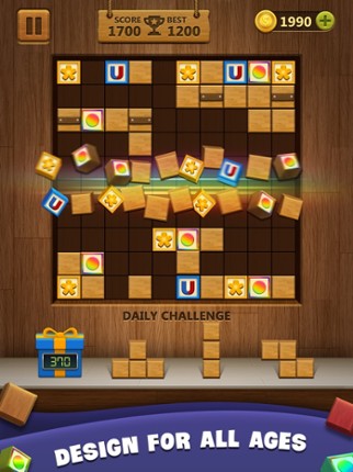 Wood Block Puzzle* screenshot