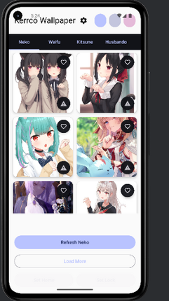 Anime Wallpaper App [Includes APK/Bundle/Project files.] Image