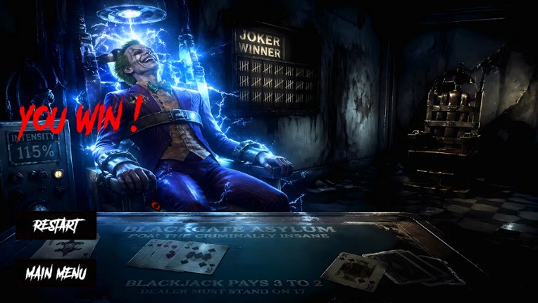 Blackjack With Joker - Card Game Simulator screenshot