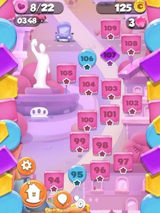 Buttons Match 3 Puzzle Game: Crazy Color.s Link.ing Mania and Infinite Blast Adventure screenshot