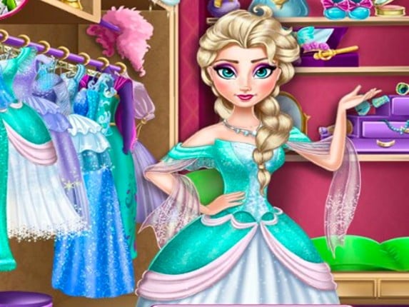 Disney Frozen Princess Elsa Dress Up Games Game Cover