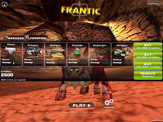 Frantic: Monster Shooter! screenshot