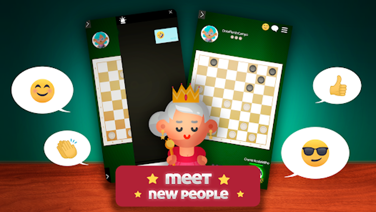 Checkers Online: board game Image