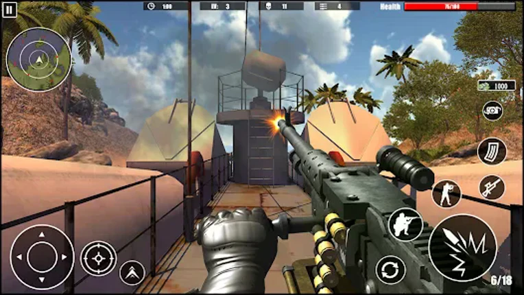 Machine Gun Warship: Gun Games Image