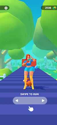 Squirt Gun Girl: Garden Runner Image