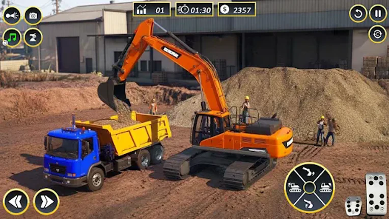 Excavator Sim 3D Construction Image