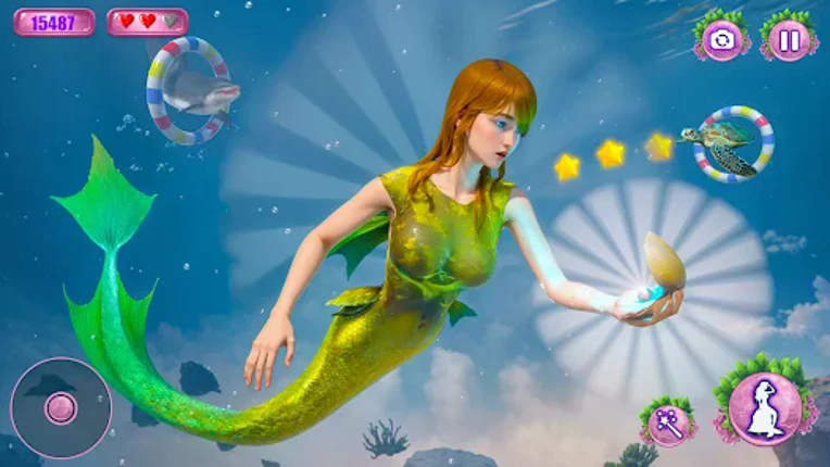 Princess Mermaid Life Sim 3D screenshot