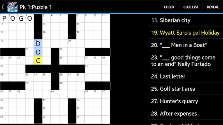 Crossword (US) screenshot