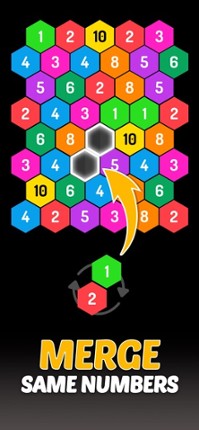 Merge Hexa: Number Puzzle Game Image
