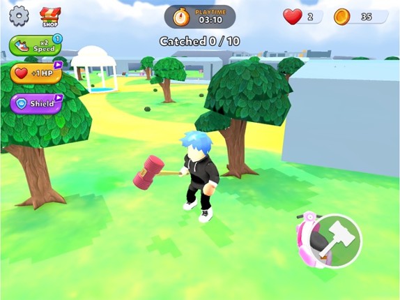 Rich Robi Lava Game screenshot