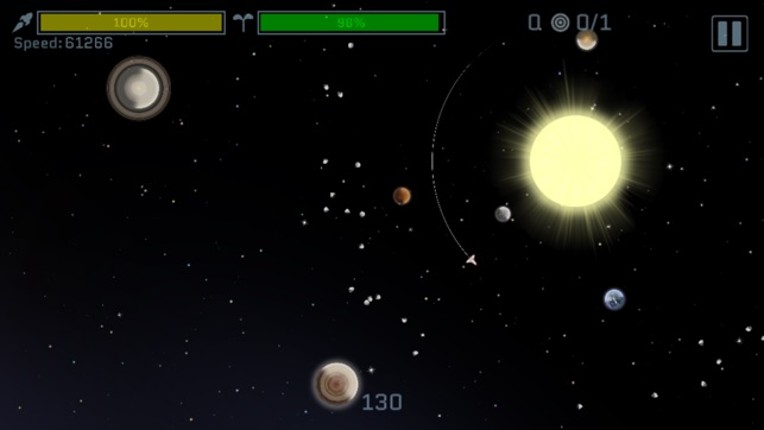 Star Expedition your space ship gravity orbit simulator game screenshot