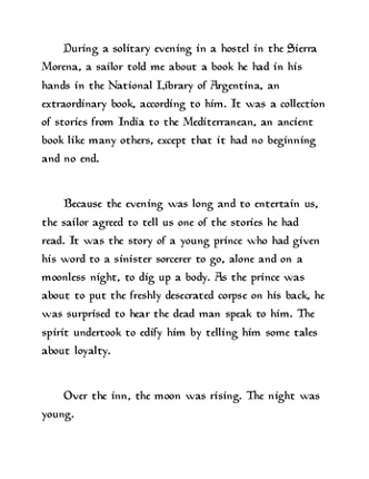 The Book of Sand Image