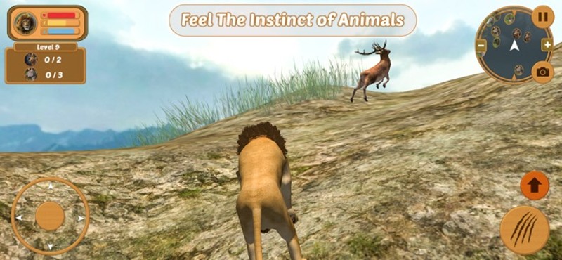 Wild Lion Simulator Attack 3D screenshot