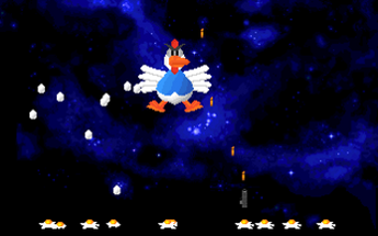 Chicken Invaders DOS Version Fanmade Remake Image