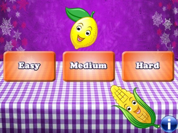 Fruits and Vegetables for Toddlers and Kids : discover the food ! FREE app screenshot