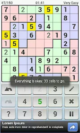 Andoku Sudoku 2 screenshot